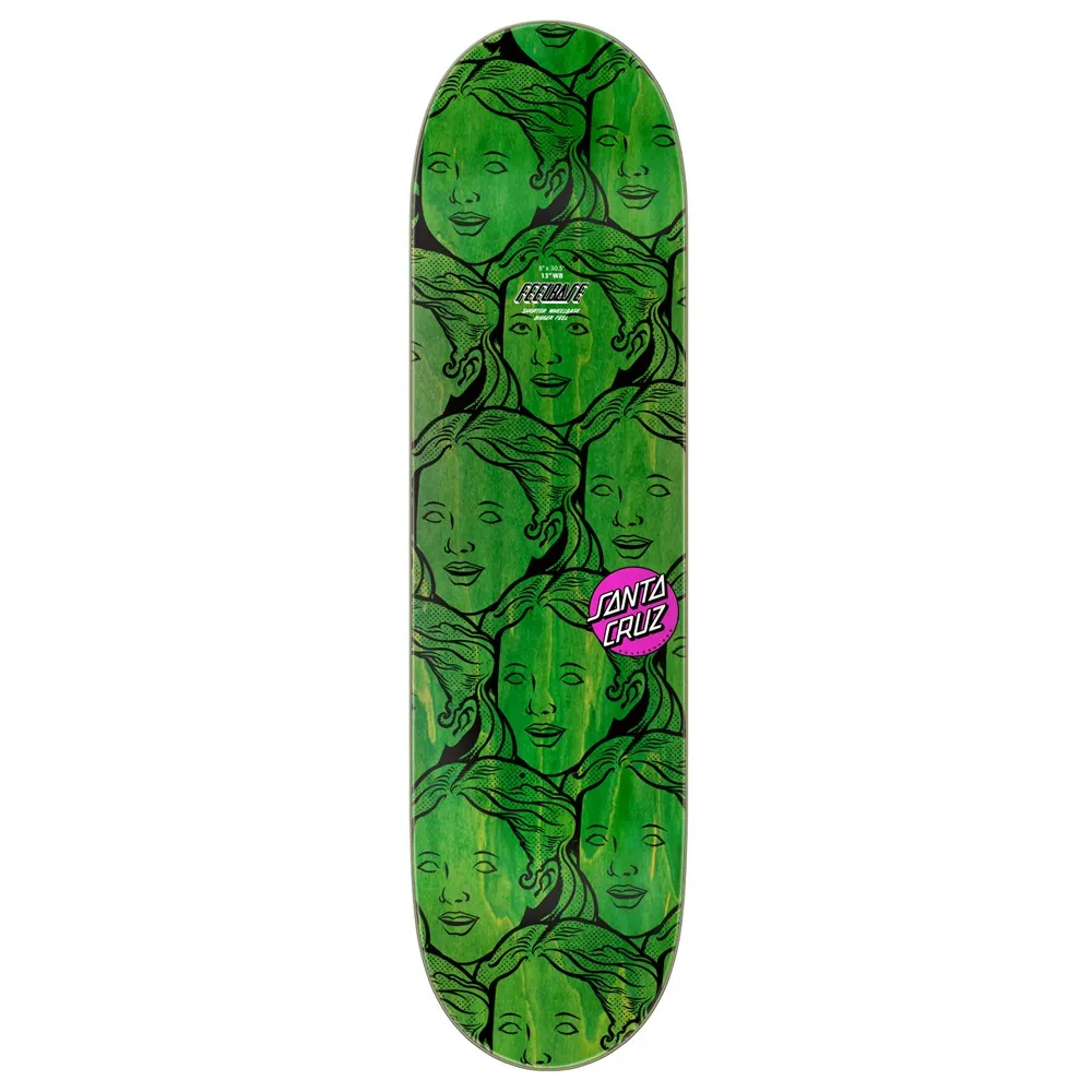 Santa Cruz Possessed Head FeelBase 8.0 Skateboard Deck