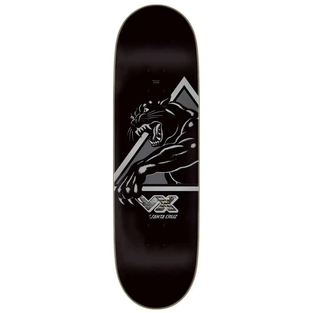 Santa Cruz Natas Shattered Panther VX 9.0 Skateboard Deck