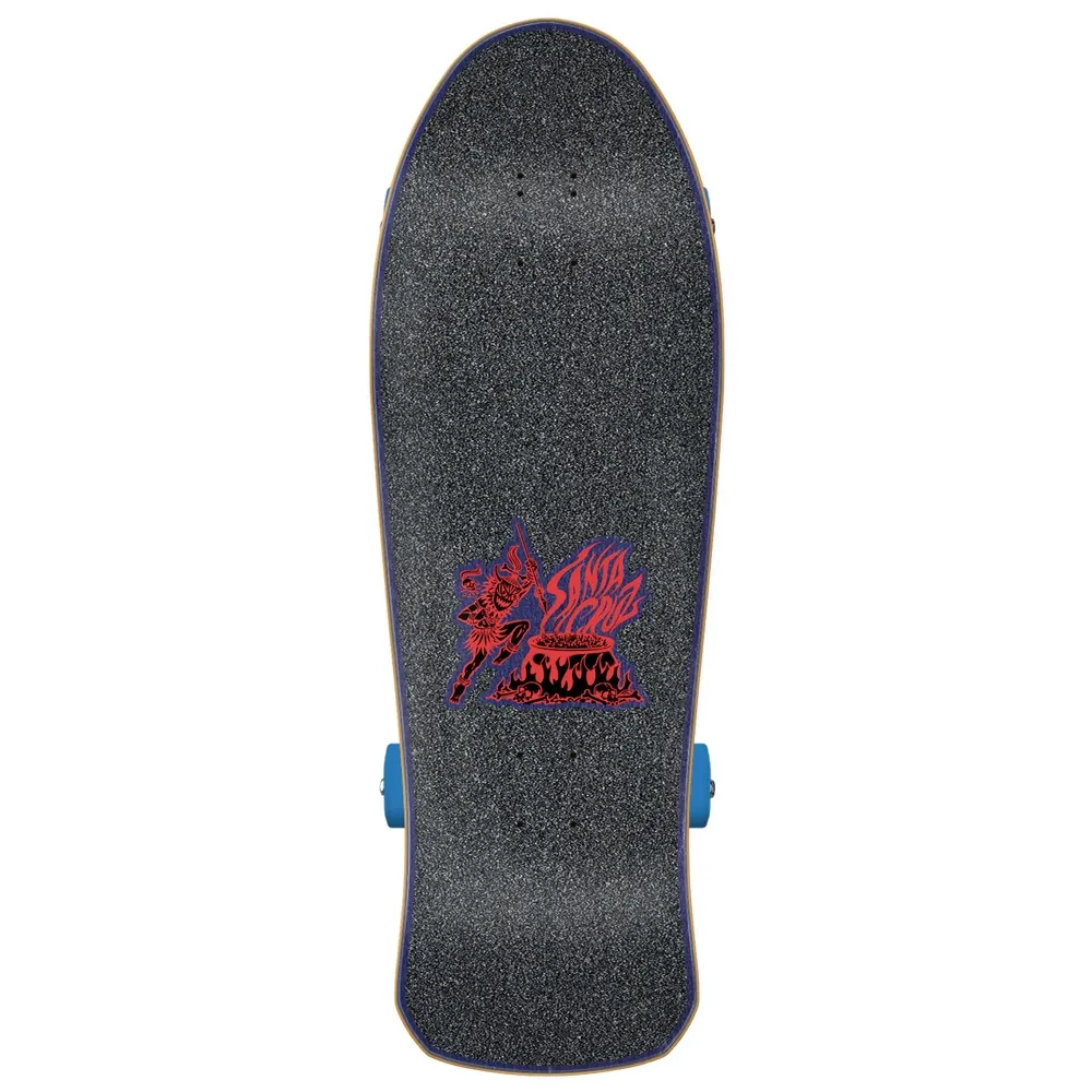 Santa Cruz Salba Tiger 31.1 Shaped Cruiser Skateboard