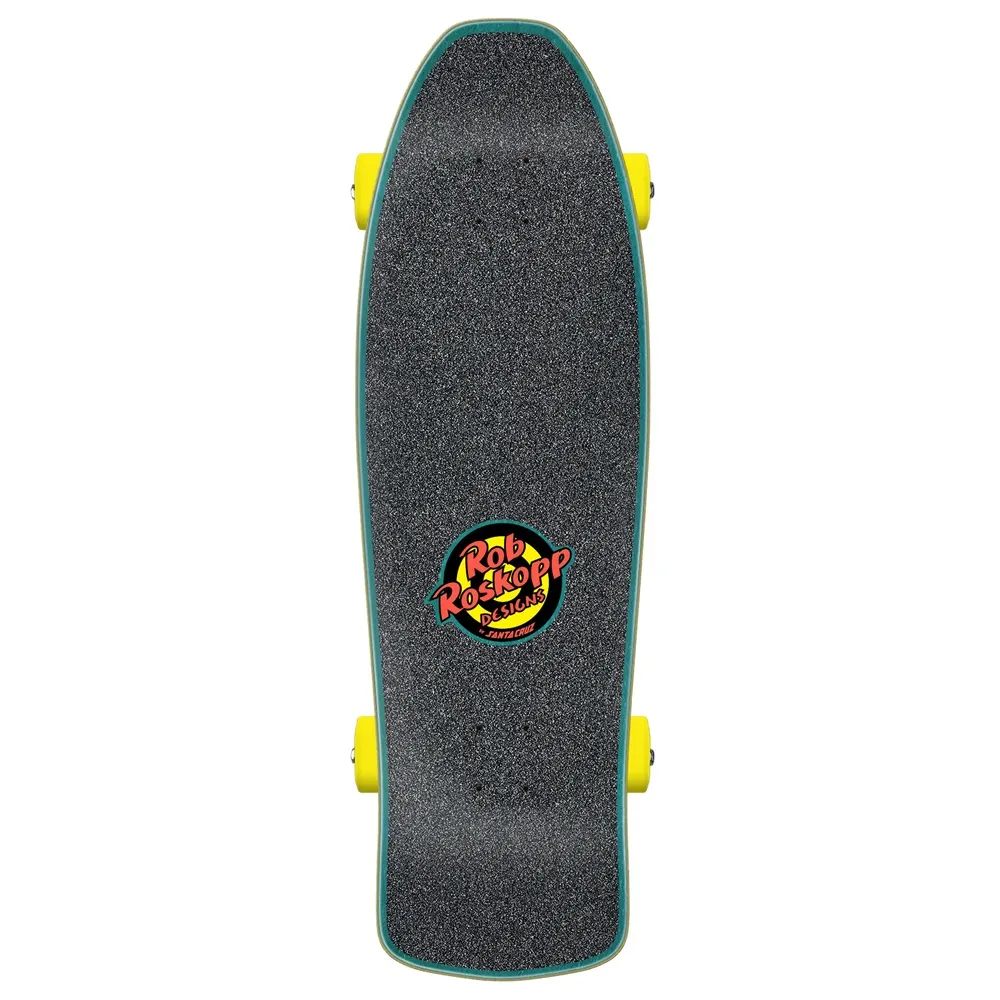 Santa Cruz Roskopp Screaming Five 34 Shaped Cruiser Skateboard