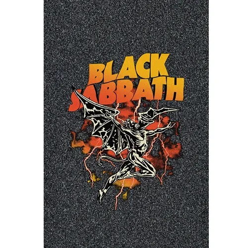 Mob X Black Sabbath Henry 2 Perforated 11 x 33 Skateboard Grip Tape Sheet