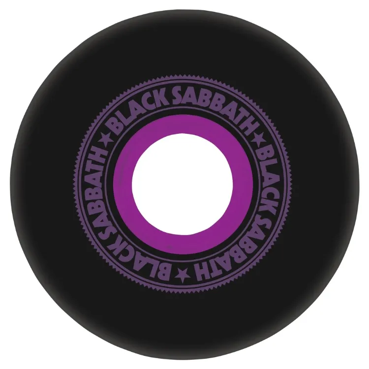 Oj X Black Sabbath Paranoid Super Juice Black 78A 60mm Skateboard Wheels