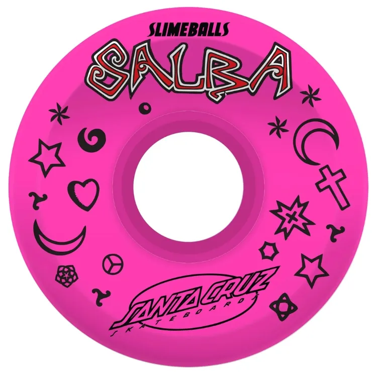 Slime Balls Salba Witch Doctor Reissue OG Slime Pink 78A 60mm Skateboard Wheels