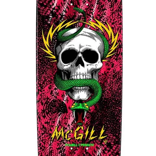 Powell Peralta Flight Mcgill Skull & Snake Red Foil Shape 218 8.97 Skateboard Deck