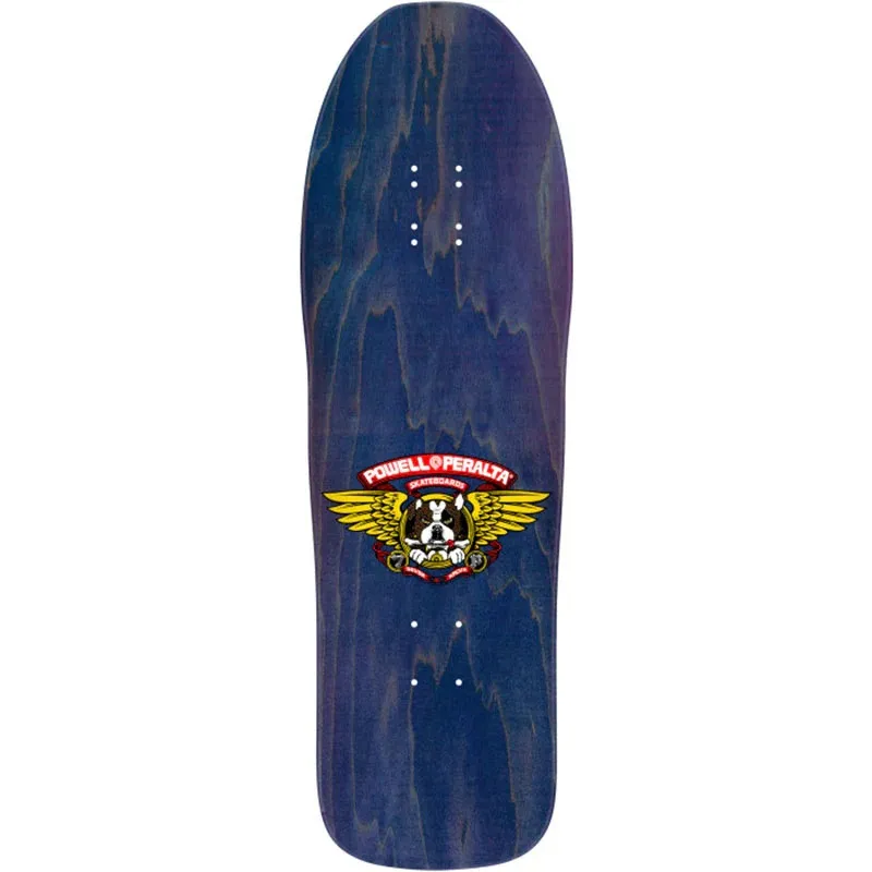Powell Peralta Frankie Hill Bulldog Blue Red Fade 10.0 Skateboard Deck