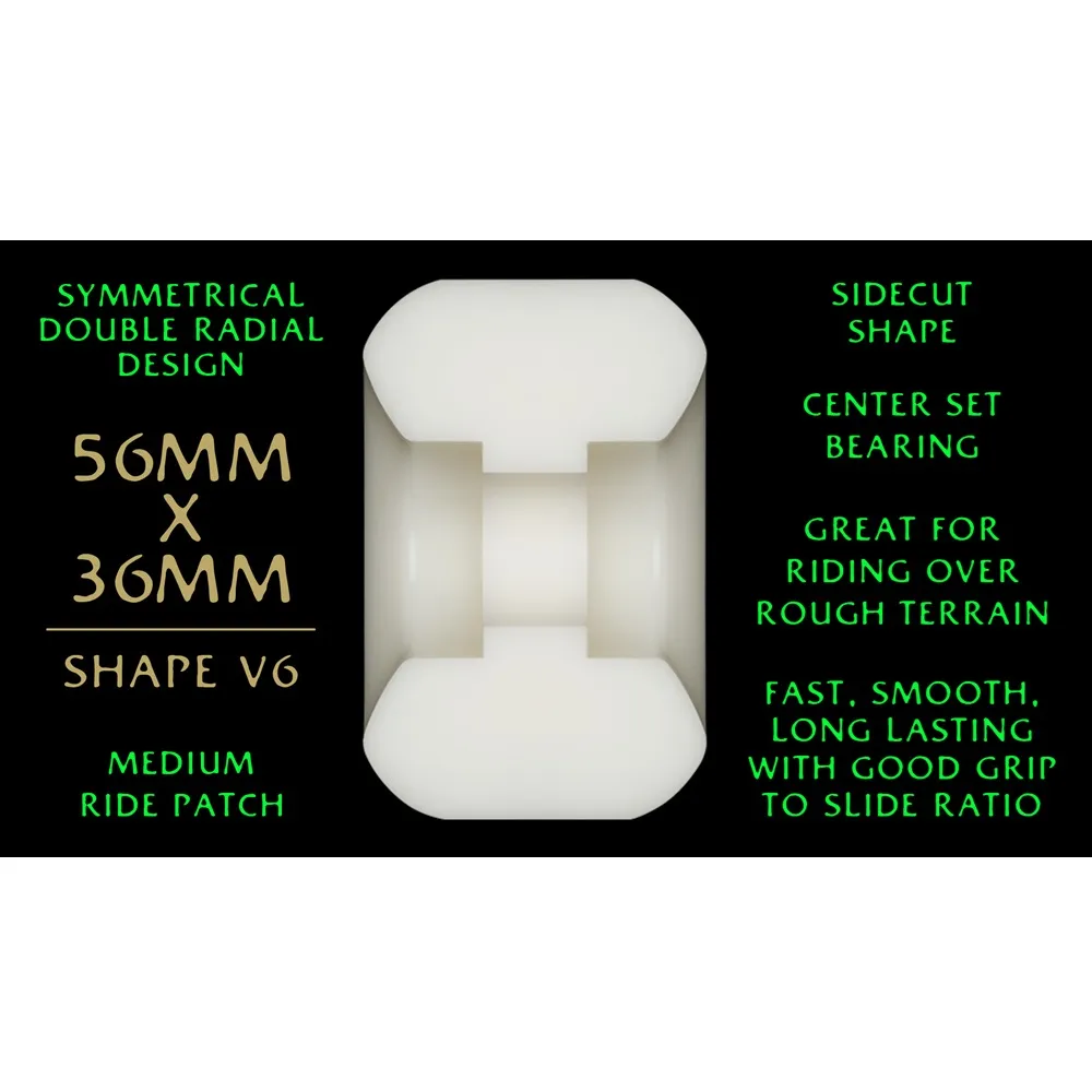 Powell Peralta Dragons Symmetrical 88A 56mm x 36mm Skateboard Wheels