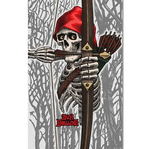 Powell Peralta Doeling Archer Clear 10.5 x 33 Skateboard Grip Tape Sheet