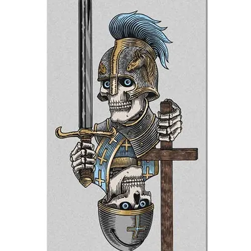 Powell Peralta Corrigan Chess Clear 10.5 x 33 Skateboard Grip Tape Sheet