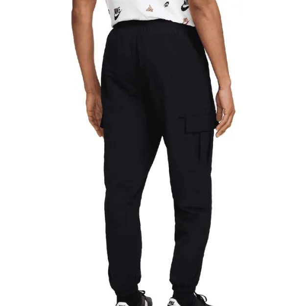 Nike SB Sportswear Club Woven Cargo Black White Pants