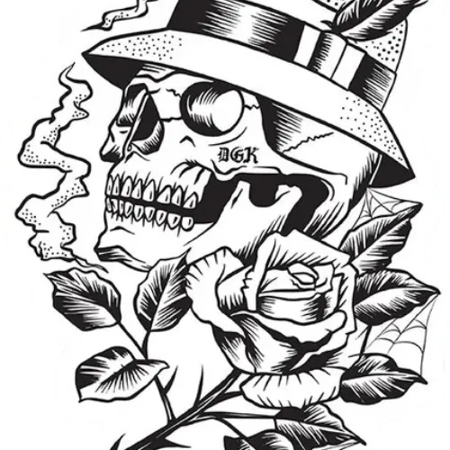 Dgk Pachuco Skateboard Sticker