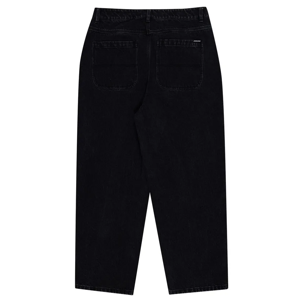 Santa Cruz Winkowski Eighth Planet Baggy Washed Black Jeans