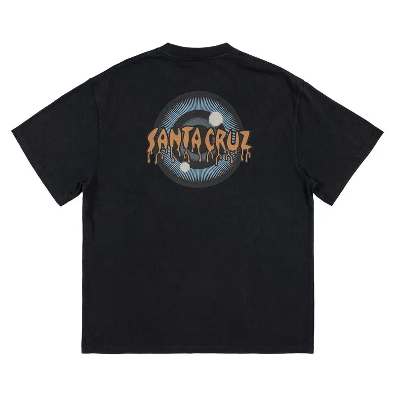Santa Cruz Roskopp Iris Off Black T-Shirt