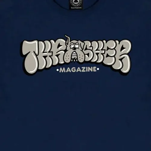 Thrasher Bully Navy T-Shirt