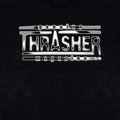 Thrasher Chrome Genuine Black T-Shirt