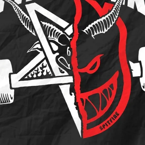 Thrasher X Spitfire Thrash & Burn Black Banner