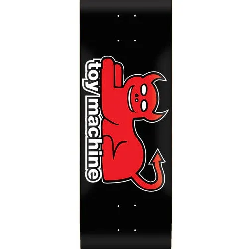 Toy Machine Devil Cat Black 8.38 Skateboard Deck