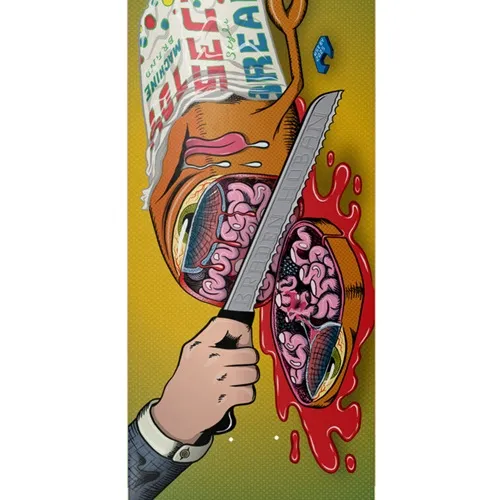 Toy Machine Hoban Sliced 8.5 Skateboard Deck