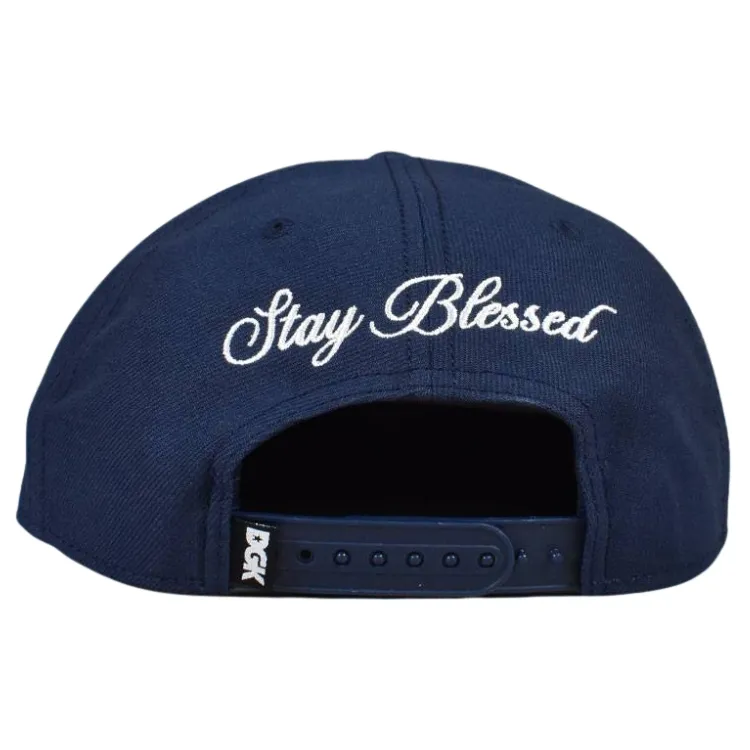 DGK Pray Navy Snapback Hat