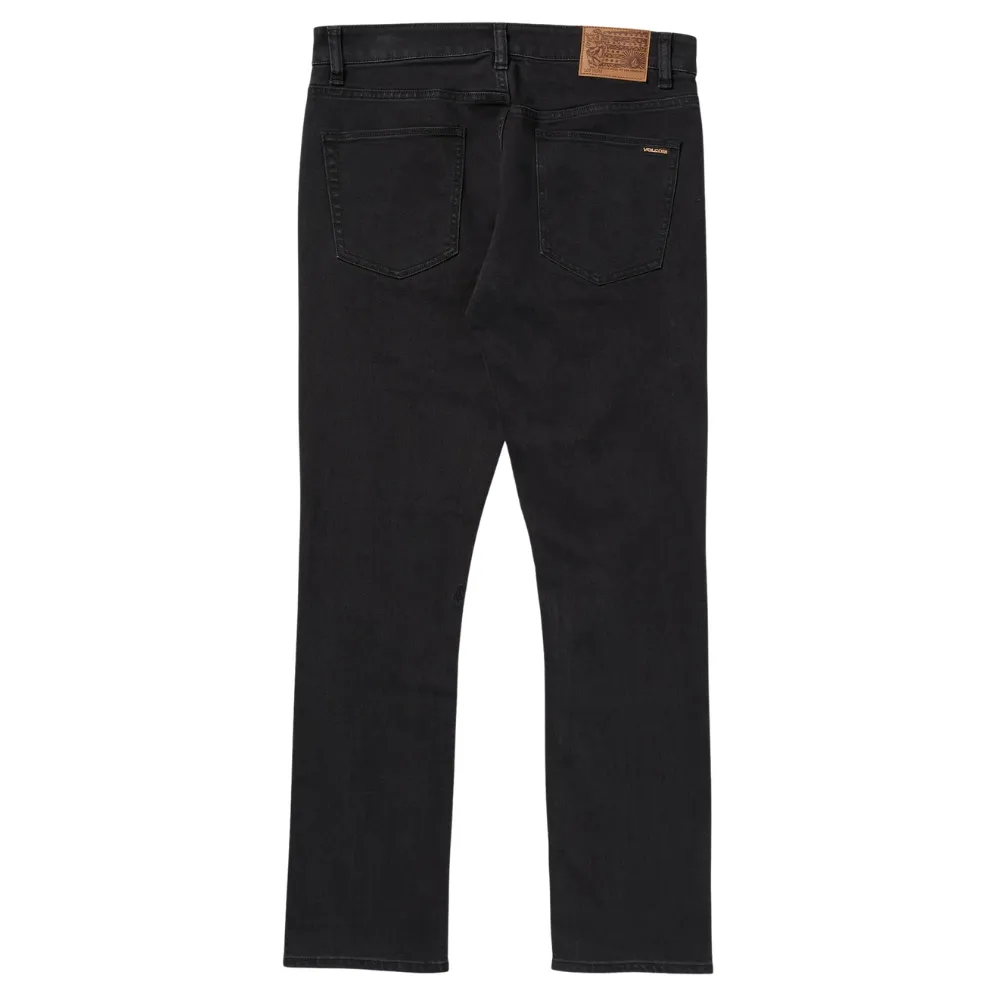 Volcom Vorta Slim Denim Black Out Pants