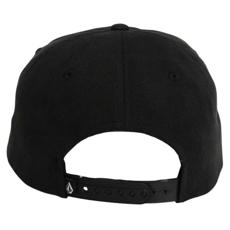 Volcom Skull Line Antique Black Snapback Hat