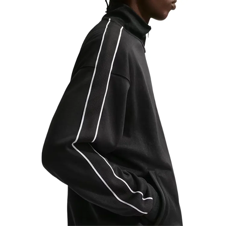 Nike SB Sportswear Club Oversized Knit Tracksuit Black White Jacket