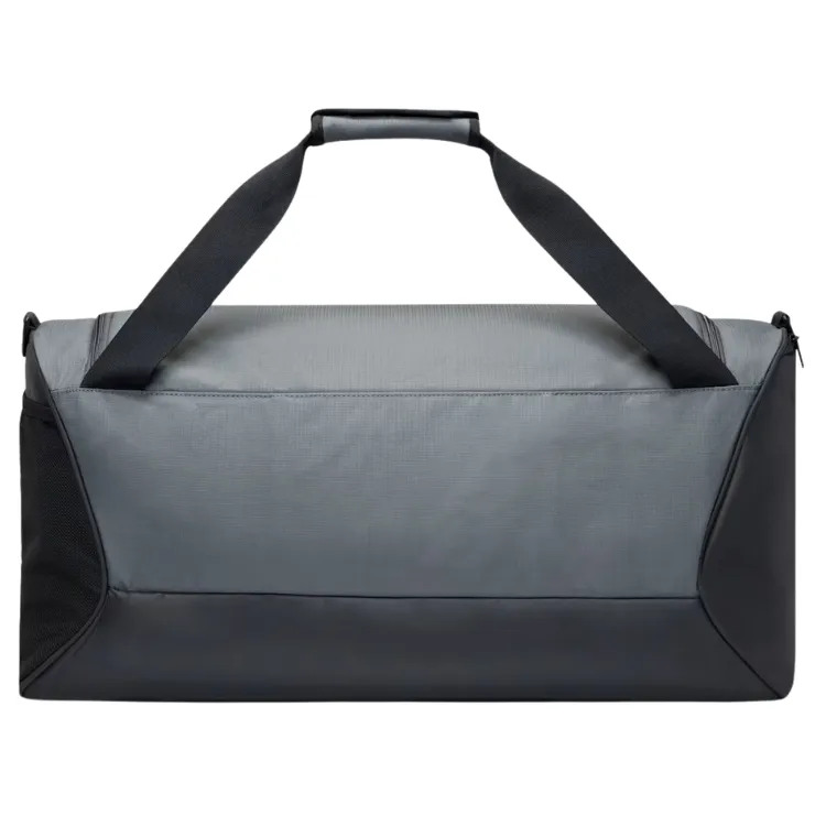 Nike Brasilia 9.5 Iron Grey Black White Medium Training Duffel Bag