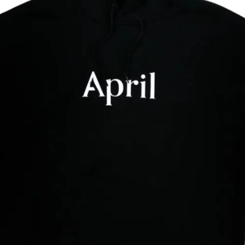 April OG Logo Black Hoodie