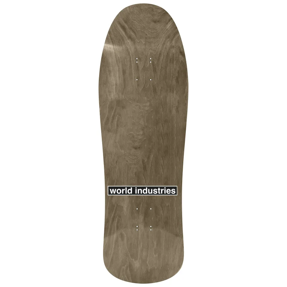 World Industries Skateboarding Is Dead EX7 Blue Green 10 Skateboard Deck