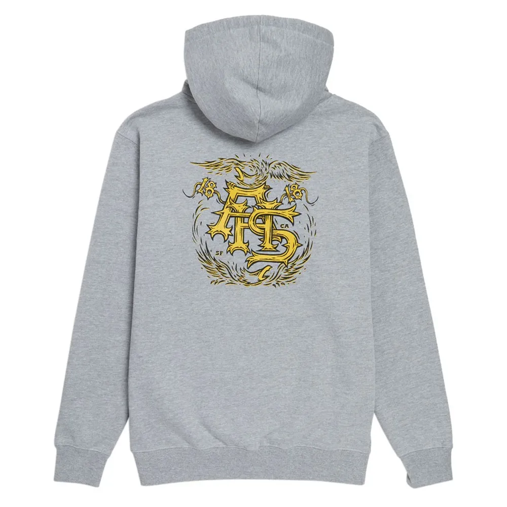 Anti Hero Customs Heather Grey Hoodie