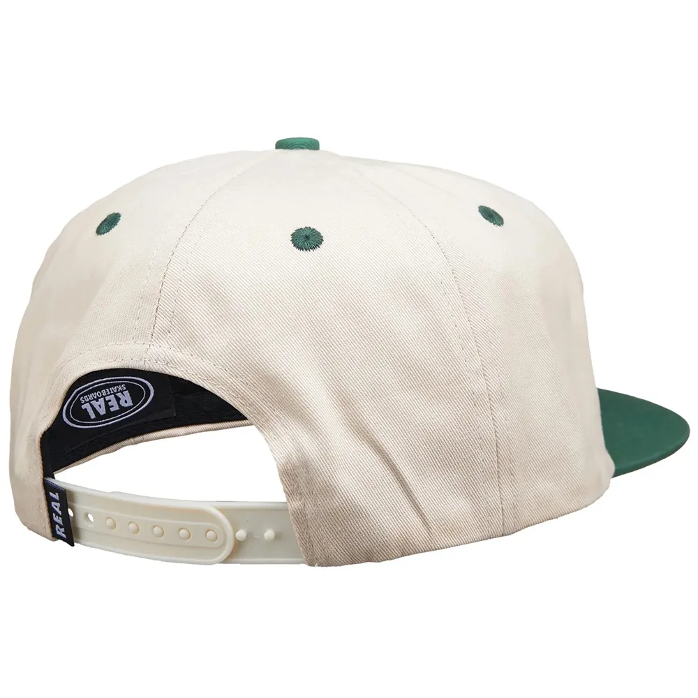 Real Skateboards Fort Miley Off White Snapback Hat