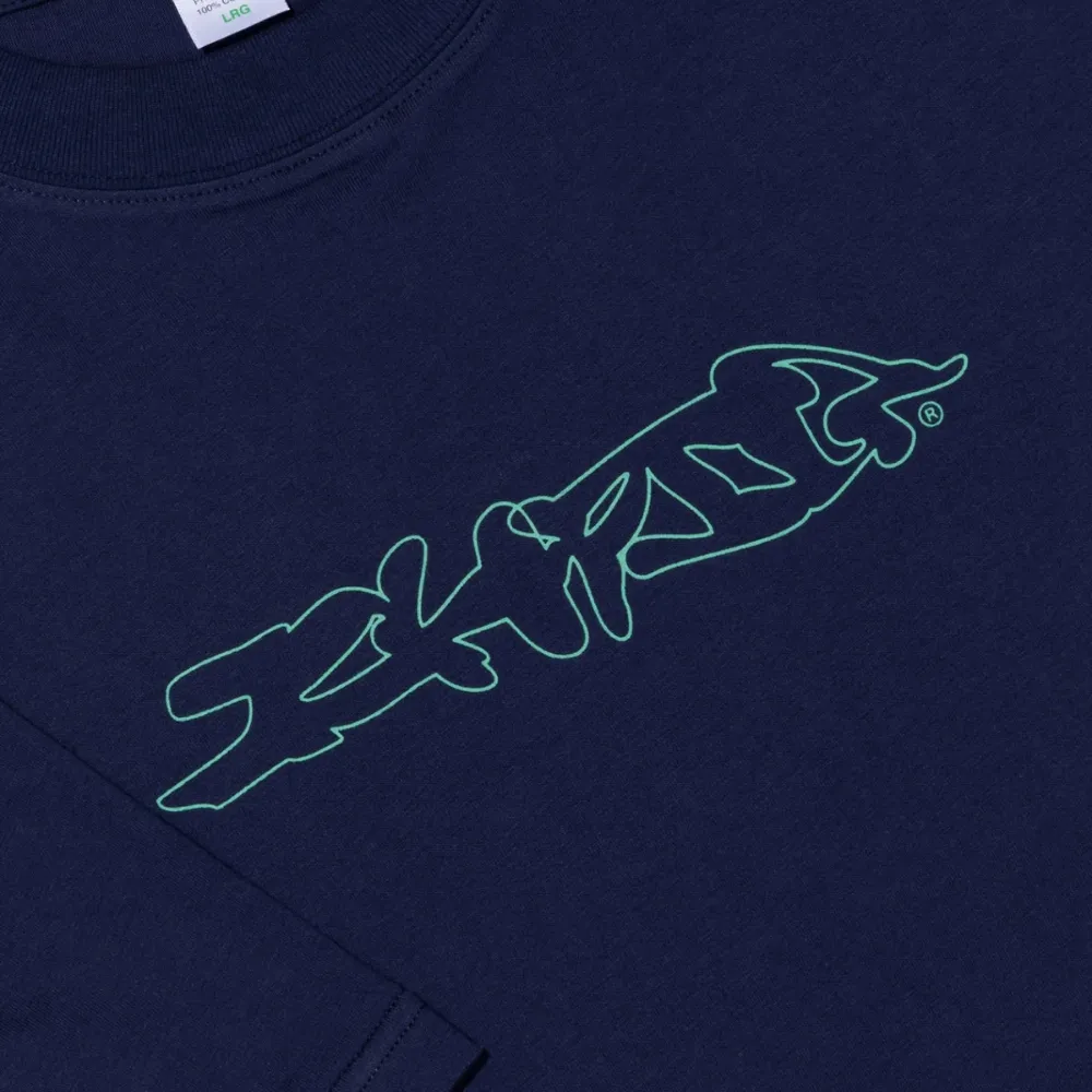 Ichpig Distort Navy T-Shirt