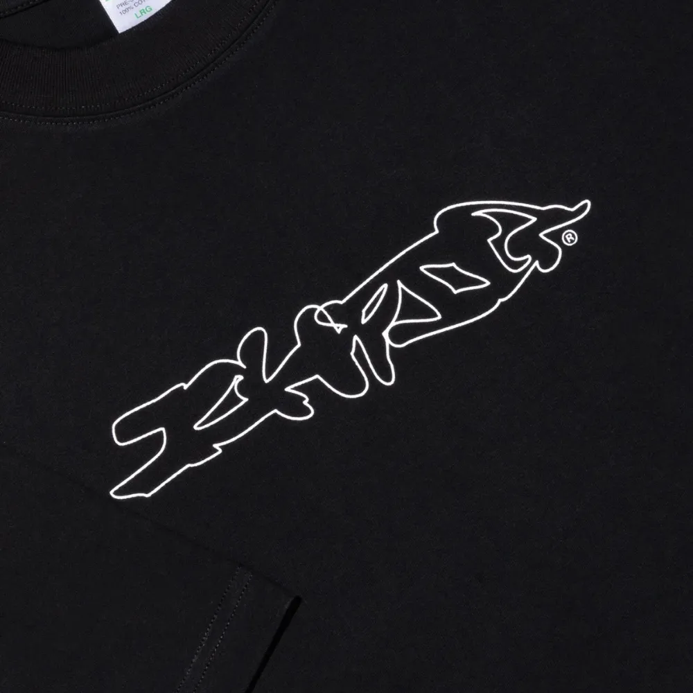 Ichpig Distort Black T-Shirt