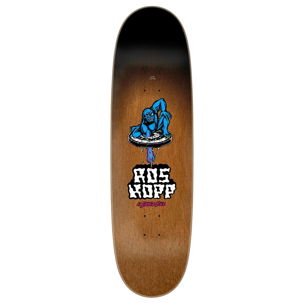 Santa Cruz Roskopp Screaming Arm Pro 9.0 Skateboard Deck