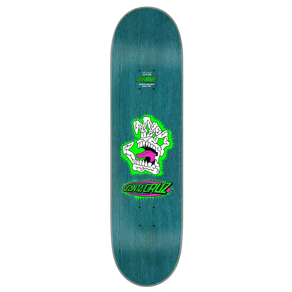 Santa Cruz Scribble Head FeelBase 7.75 Skateboard Deck
