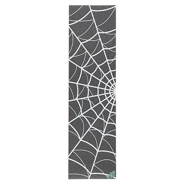 Mob Glow Web GITD Perforated 10 x 33 Skateboard Grip Tape Sheet