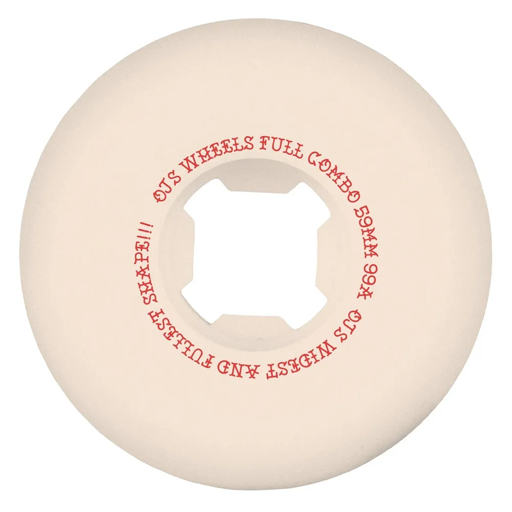 OJ Team Elite Full Combo White 99A 59mm Skateboard Wheels