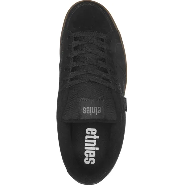Etnies Kingpin Black Grey Gum Mens Skate Shoes