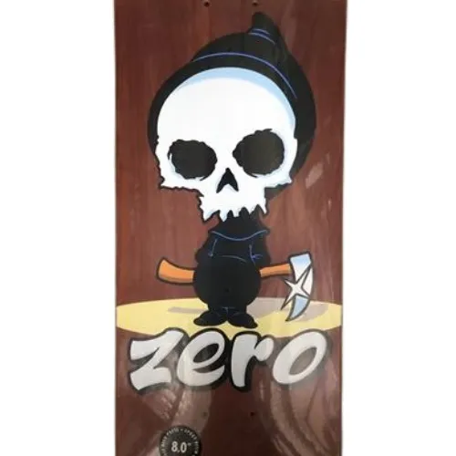 Zero Lil Reaper Brown 8.0 Skateboard Deck