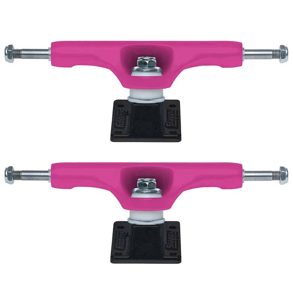 Slappy ST1 Classic Arisa Trew Pink Checker Set Of 2 Skateboard Trucks