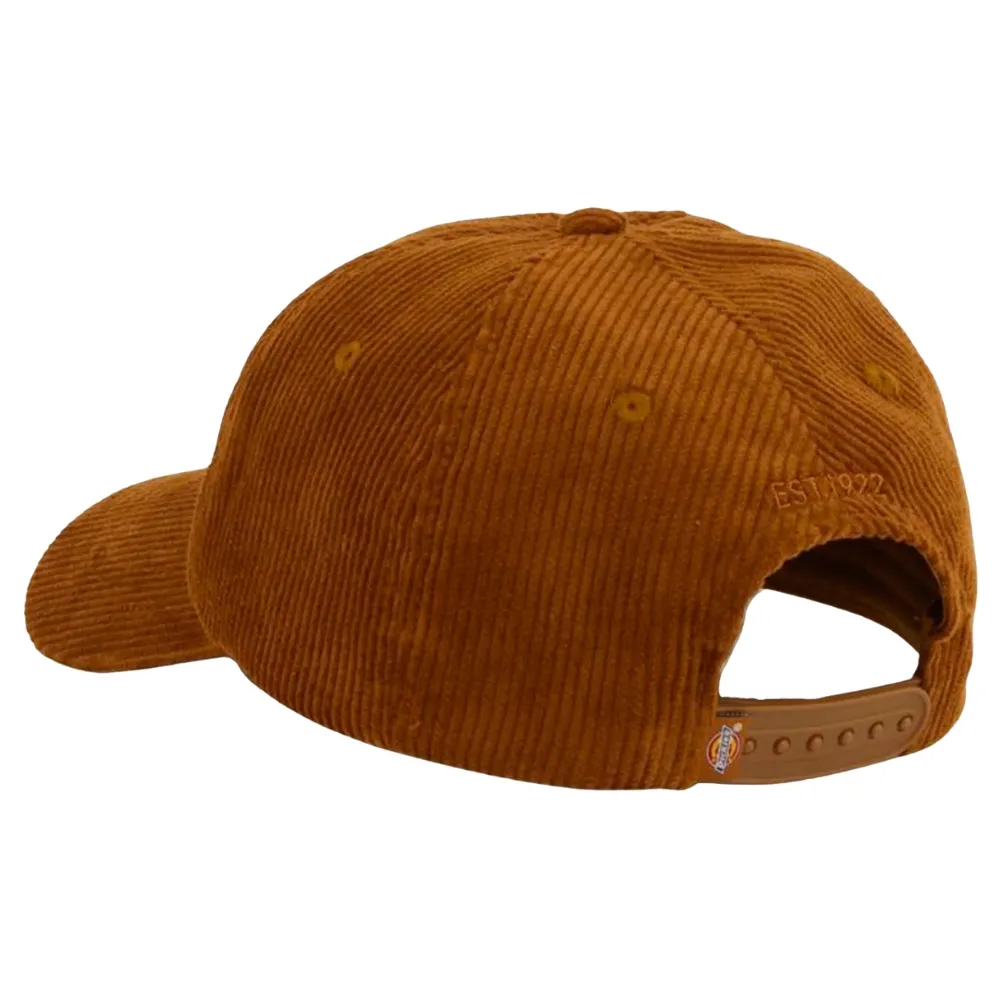 Dickies Hardwick Cord Brown Duck Snapback Hat
