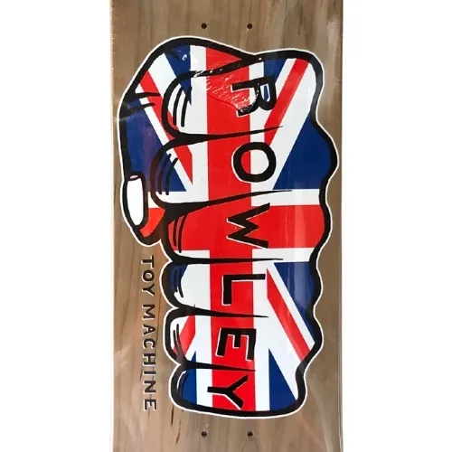 Toy Machine Rowley Union Jack Brown 8.25 Skateboard Deck