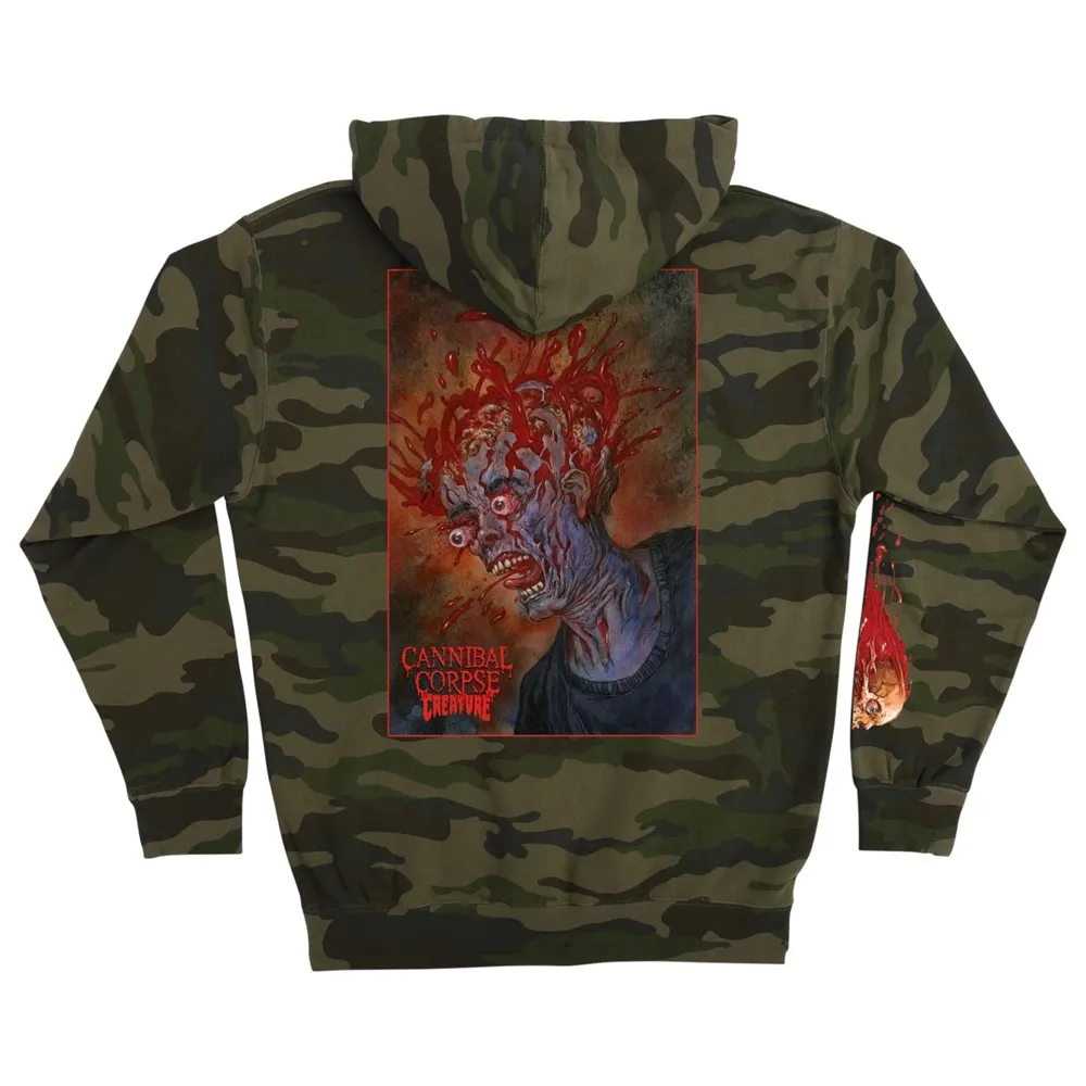 Creature X Cannibal Corpse Forest Camo Hoodie