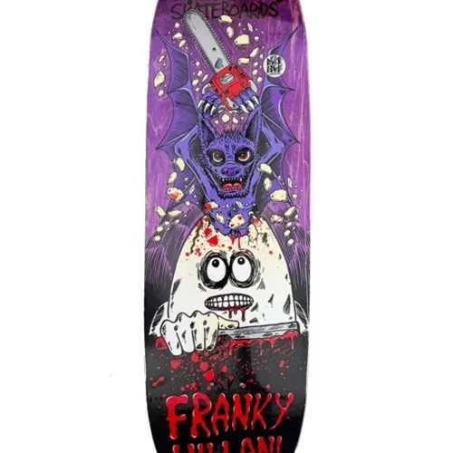 Heroin Franky Villani Guest Egg Purple 9.5 Skateboard Deck