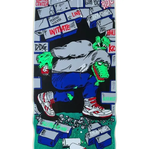 Heroin Swampy Stomp Teal 10.5 Skateboard Deck
