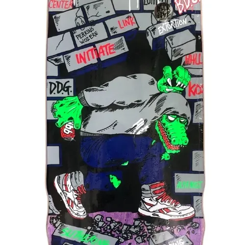 Heroin Swampy Stomp Purple 10.5 Skateboard Deck