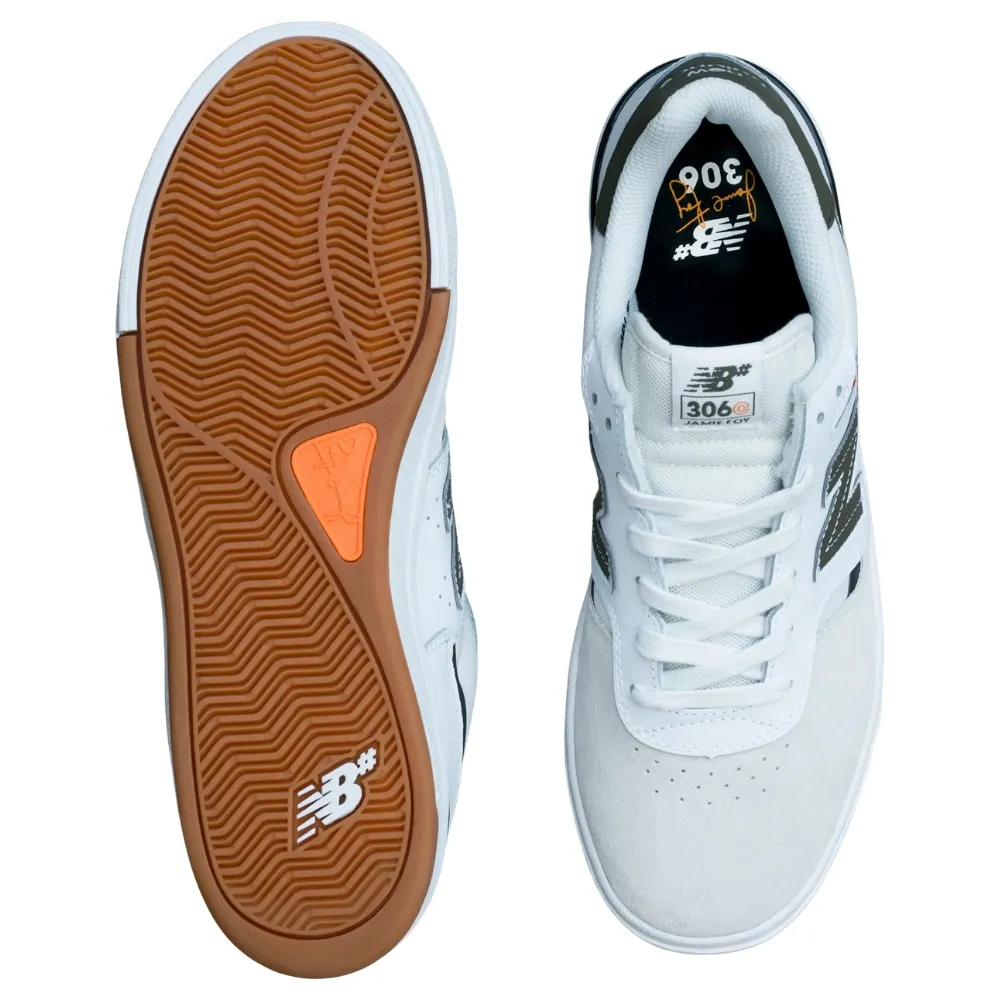 New Balance Jamie Foy NM306CSN White Olive Mens Skate Shoes