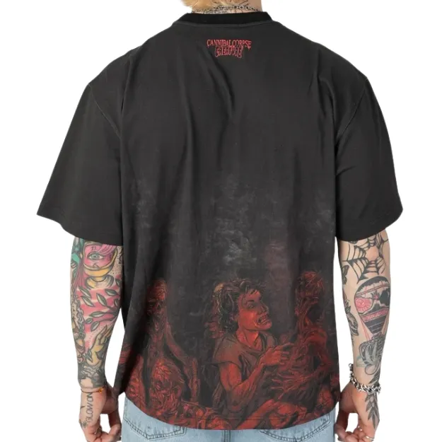 Creature X Cannibal Corpse Ringer Black T-Shirt