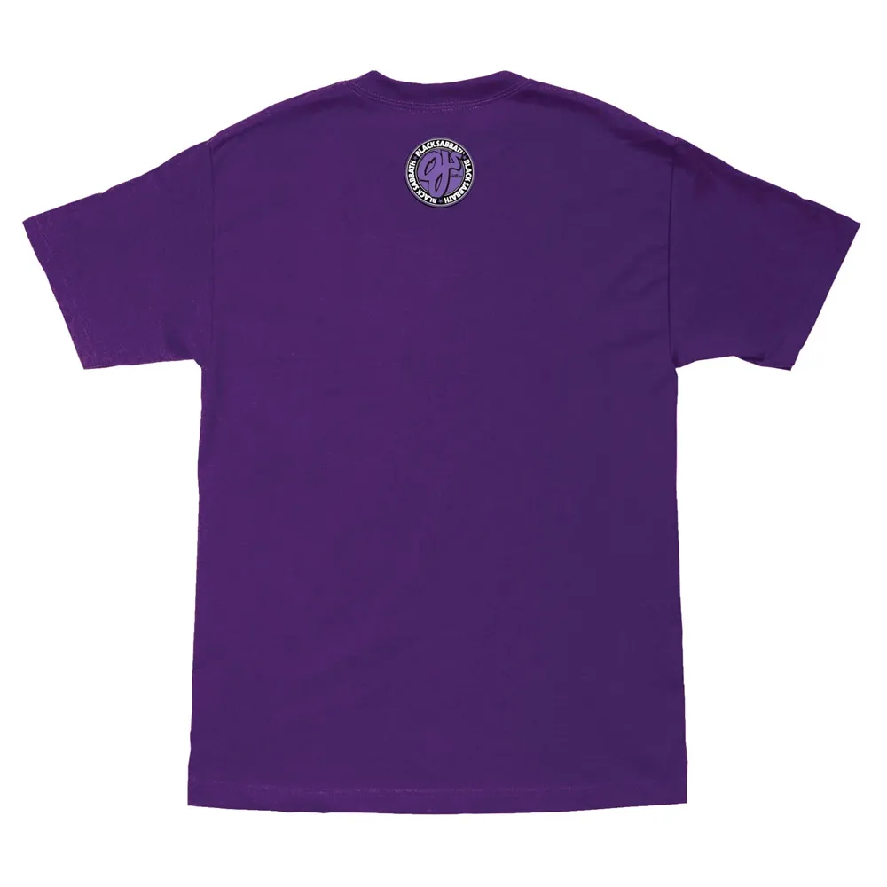 OJ Wheels X Black Sabbath Paranoid Motion Trails Purple T-Shirt