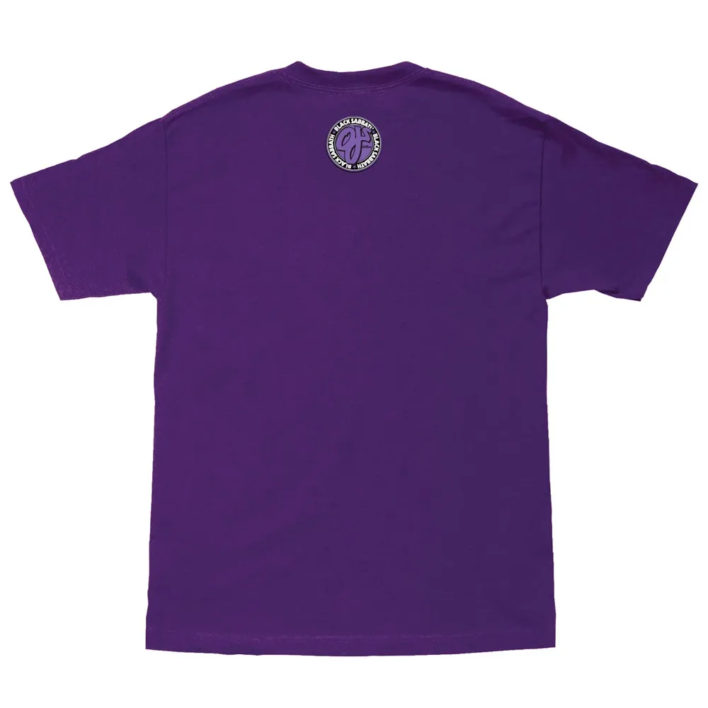 OJ Wheels X Black Sabbath Paranoid Witch Purple T-Shirt