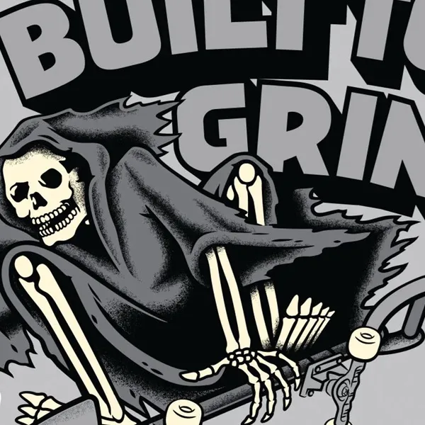 Independent BTG Til Death Grey Sticker